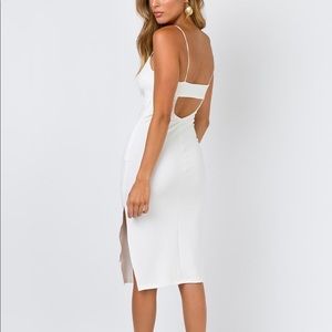 White midi dress NWT never worn